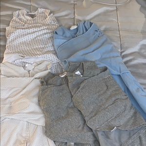 5 halo sleepsack swaddles.